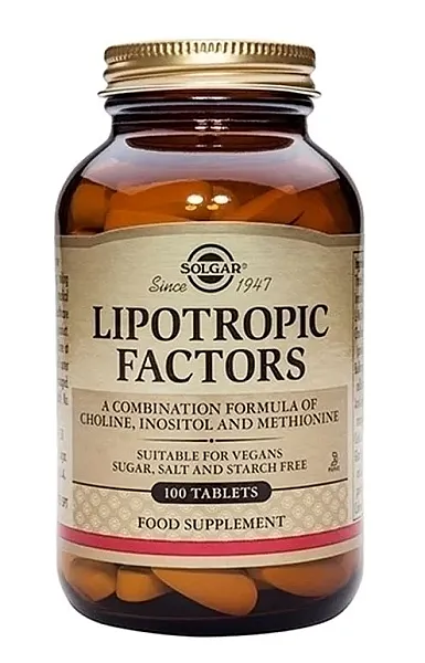 Solgar Lipotropic Factors 100 ταμπλέτες